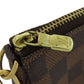 LOUIS VUITTON Accessory pouch N58009 Damier canvas Brown Mini Pochette Accessoires