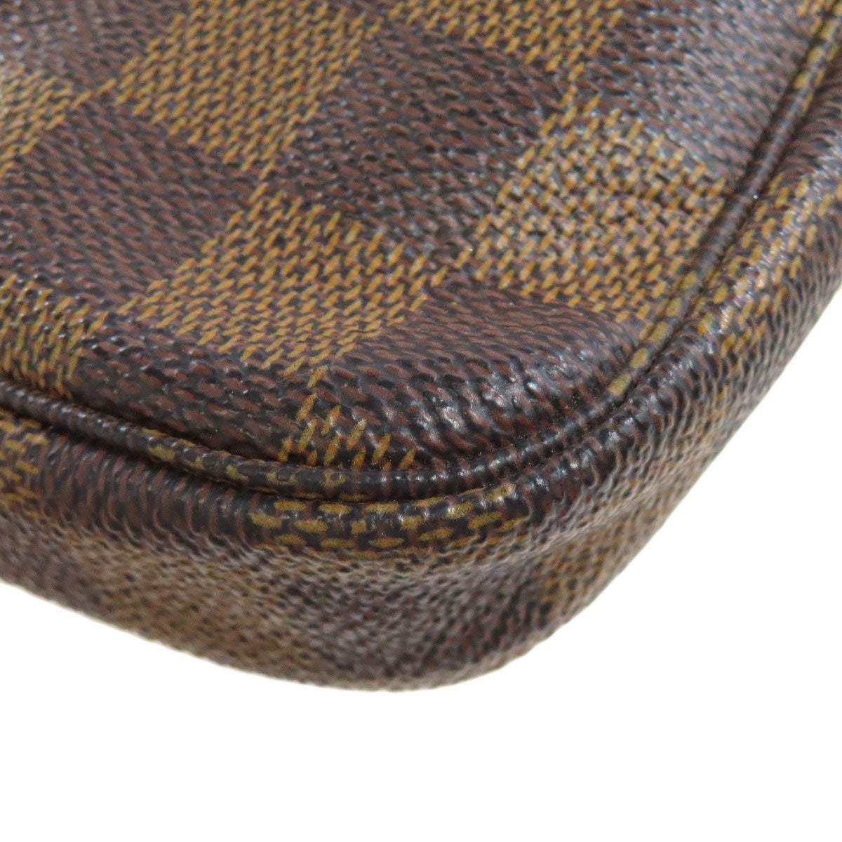 LOUIS VUITTON Accessory pouch N58009 Damier canvas Brown Mini Pochette Accessoires