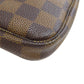 LOUIS VUITTON Accessory pouch N58009 Damier canvas Brown Mini Pochette Accessoires
