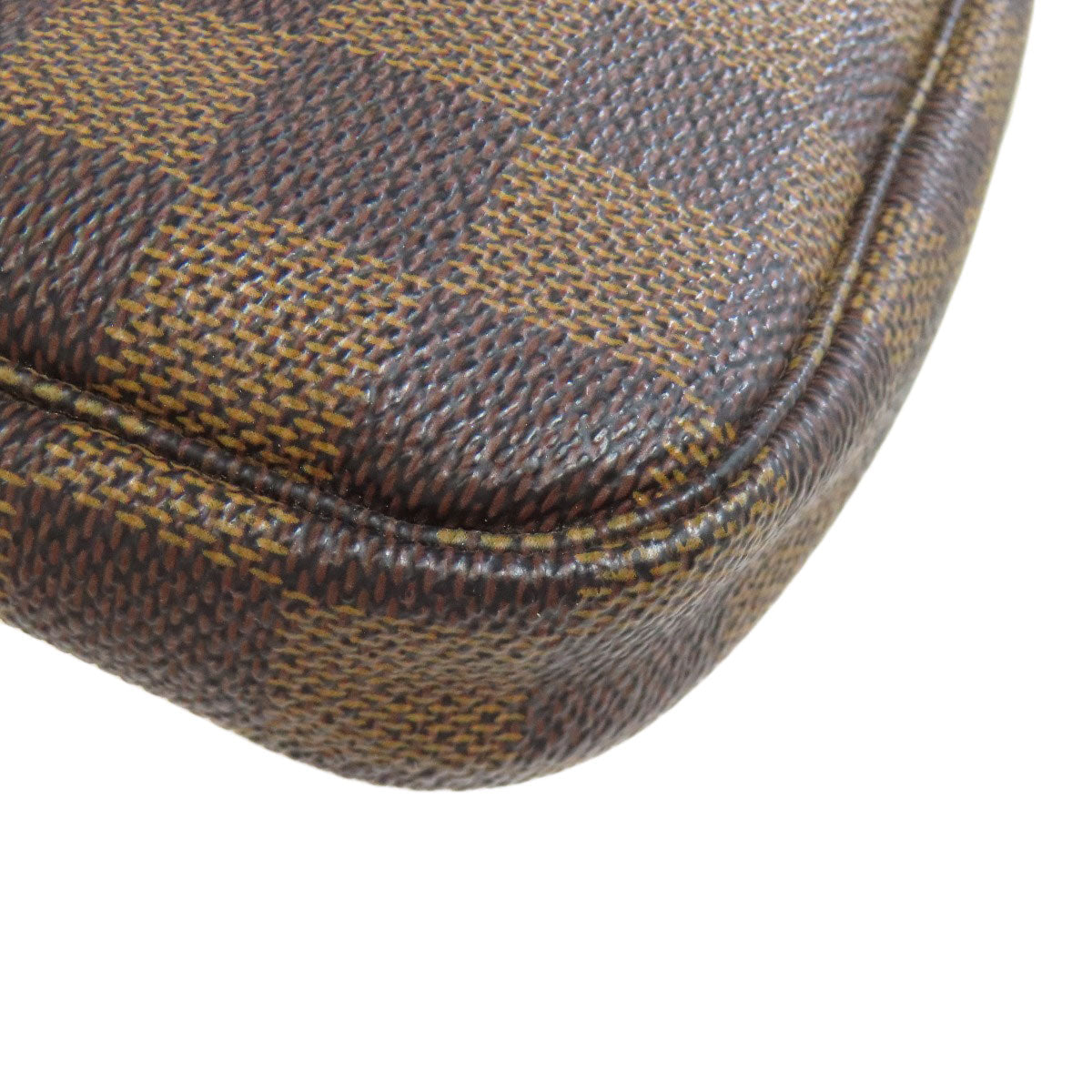 LOUIS VUITTON Accessory pouch N58009 Damier canvas Brown Mini Pochette Accessoires