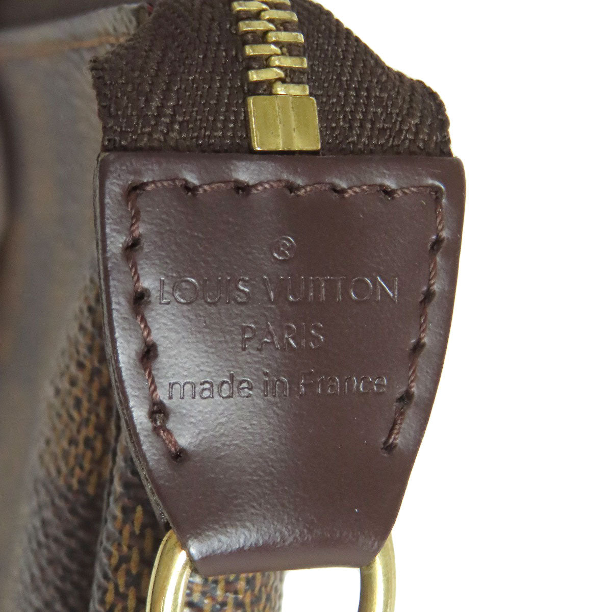 LOUIS VUITTON Accessory pouch N58009 Damier canvas Brown Mini Pochette Accessoires
