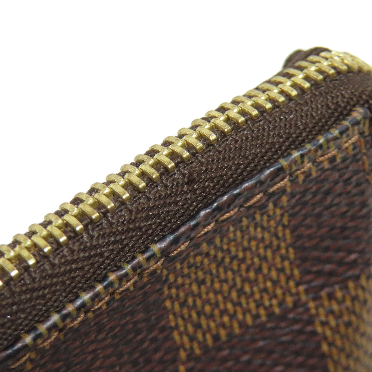 LOUIS VUITTON Accessory pouch N58009 Damier canvas Brown Mini Pochette Accessoires