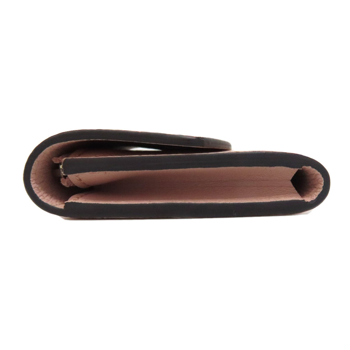 LOUIS VUITTON Bifold Wallet M64050 Mahina leather pink Portomone Anae