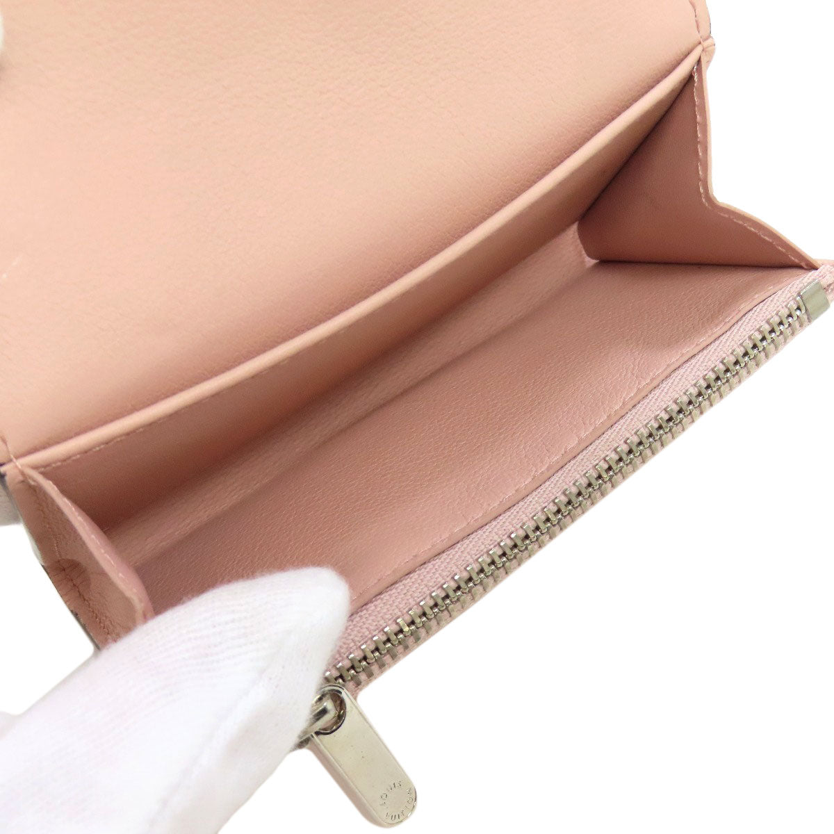 LOUIS VUITTON Bifold Wallet M64050 Mahina leather pink Portomone Anae