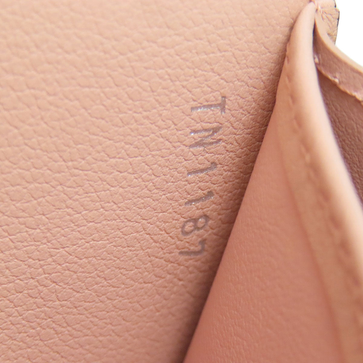 LOUIS VUITTON Bifold Wallet M64050 Mahina leather pink Portomone Anae