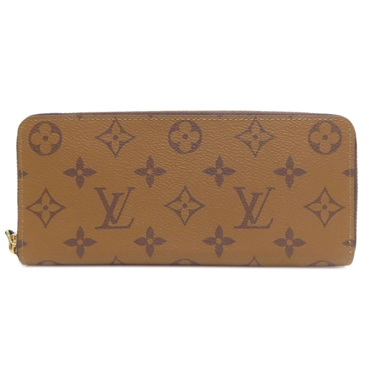 LOUIS VUITTON Long Wallet Purse M82336 Monogram reverse Brown Portefeuille Clemence