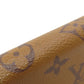LOUIS VUITTON Long Wallet Purse M82336 Monogram reverse Brown Portefeuille Clemence