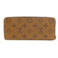 LOUIS VUITTON Long Wallet Purse M82336 Monogram reverse Brown Portefeuille Clemence