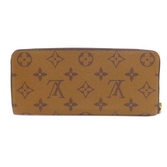 LOUIS VUITTON Long Wallet Purse M82336 Monogram reverse Brown Portefeuille Clemence