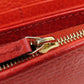 GUCCI Long Wallet Purse 354498 leather Red Swing