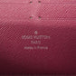 LOUIS VUITTON Long Wallet Purse M60305 Epi Red Zippy wallet