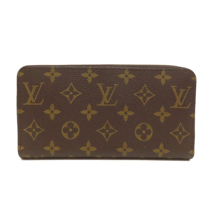 LOUIS VUITTON Long Wallet Purse M41896 Monogram canvas Brown Zippy wallet
