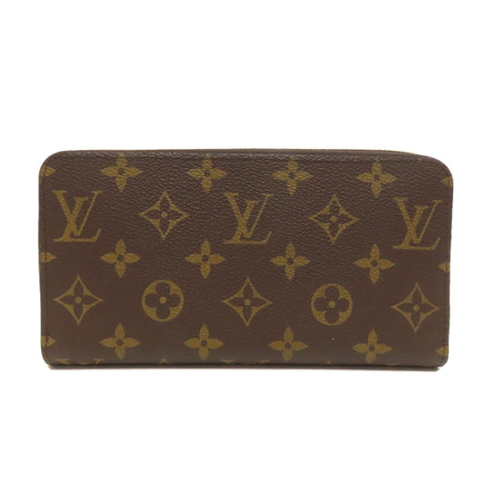 LOUIS VUITTON Long Wallet Purse M41896 Monogram canvas Brown Zippy wallet
