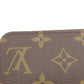LOUIS VUITTON Long Wallet Purse M41896 Monogram canvas Brown Zippy wallet