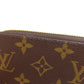 LOUIS VUITTON Long Wallet Purse M41896 Monogram canvas Brown Zippy wallet