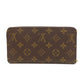 LOUIS VUITTON Long Wallet Purse M41896 Monogram canvas Brown Zippy wallet