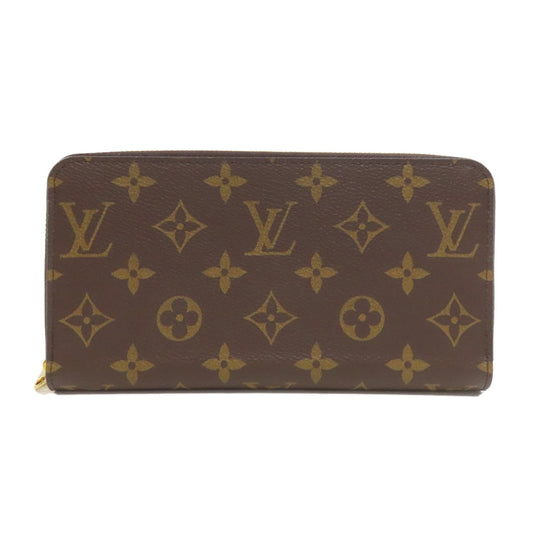 LOUIS VUITTON Long Wallet Purse M41895 Monogram canvas Brown Zippy wallet
