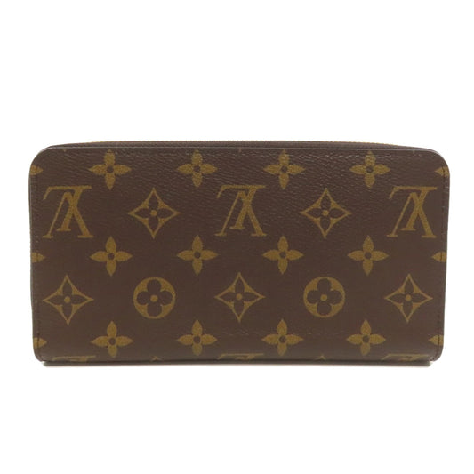 LOUIS VUITTON Long Wallet Purse M41895 Monogram canvas Brown Zippy wallet