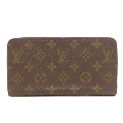 LOUIS VUITTON Long Wallet Purse M42616 Monogram canvas Brown Zippy wallet