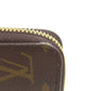 LOUIS VUITTON Long Wallet Purse M42616 Monogram canvas Brown Zippy wallet