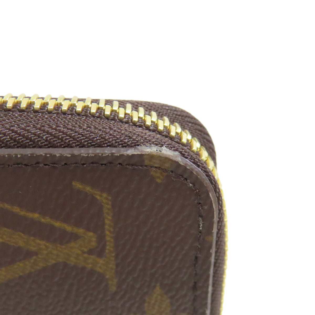 LOUIS VUITTON Long Wallet Purse M42616 Monogram canvas Brown Zippy wallet