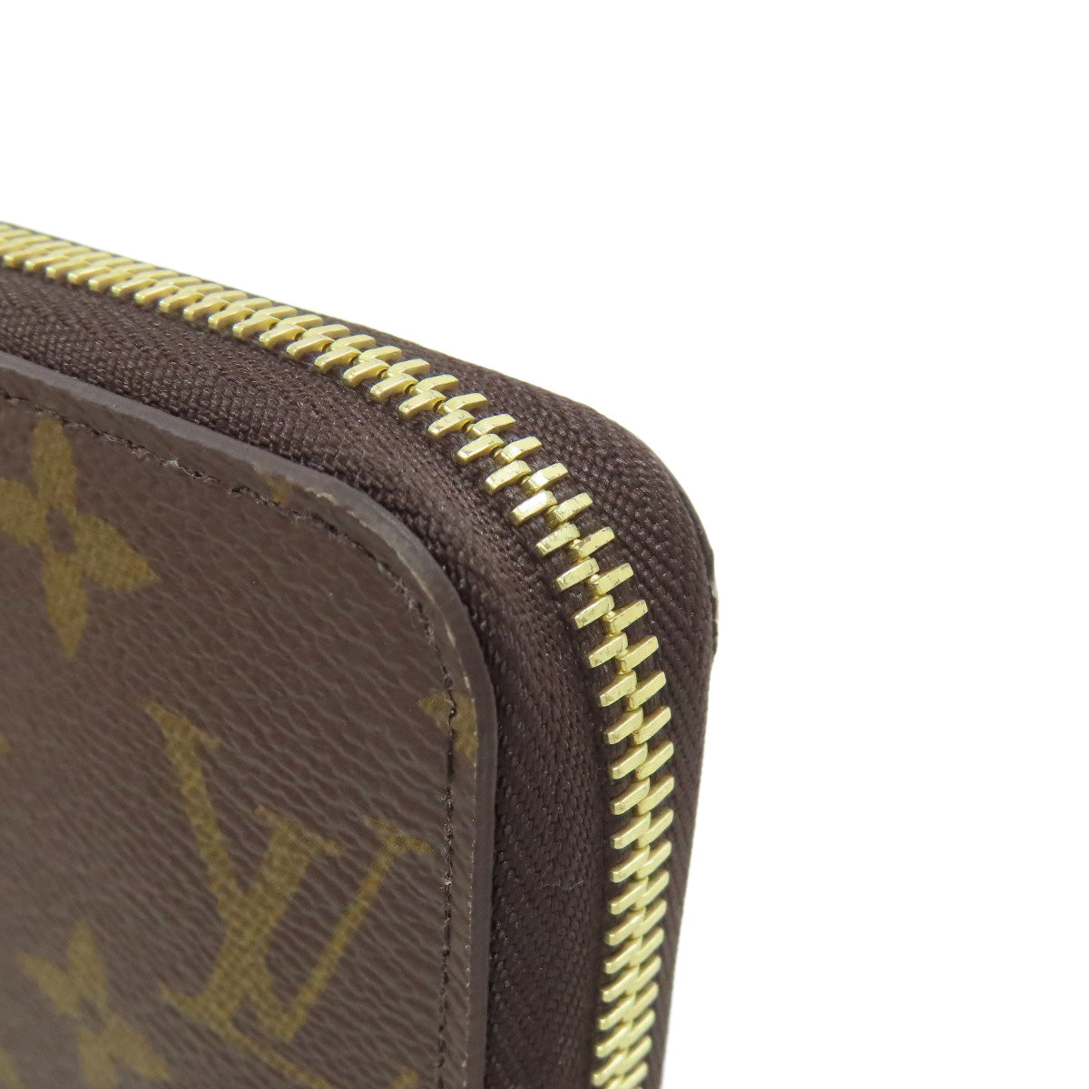 LOUIS VUITTON Long Wallet Purse M42616 Monogram canvas Brown Zippy wallet