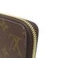 LOUIS VUITTON Long Wallet Purse M42616 Monogram canvas Brown Zippy wallet