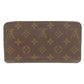 LOUIS VUITTON Long Wallet Purse M42616 Monogram canvas Brown Zippy wallet