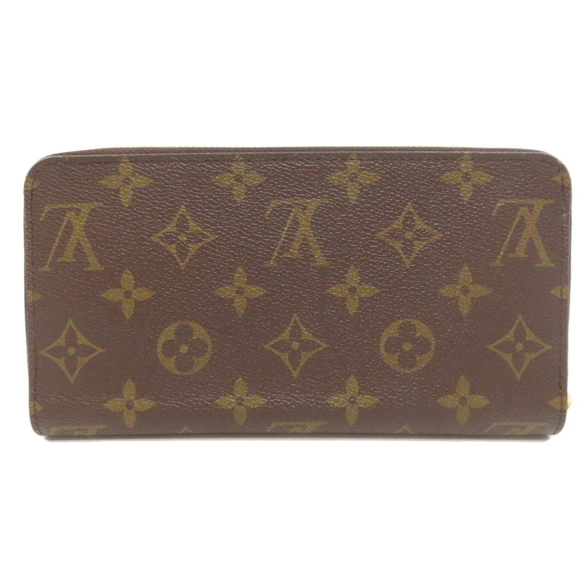 LOUIS VUITTON Long Wallet Purse M42616 Monogram canvas Brown Zippy wallet