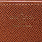 LOUIS VUITTON Long Wallet Purse M42616 Monogram canvas Brown Zippy wallet