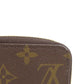 LOUIS VUITTON Long Wallet Purse M42616 Monogram canvas Brown Zippy wallet