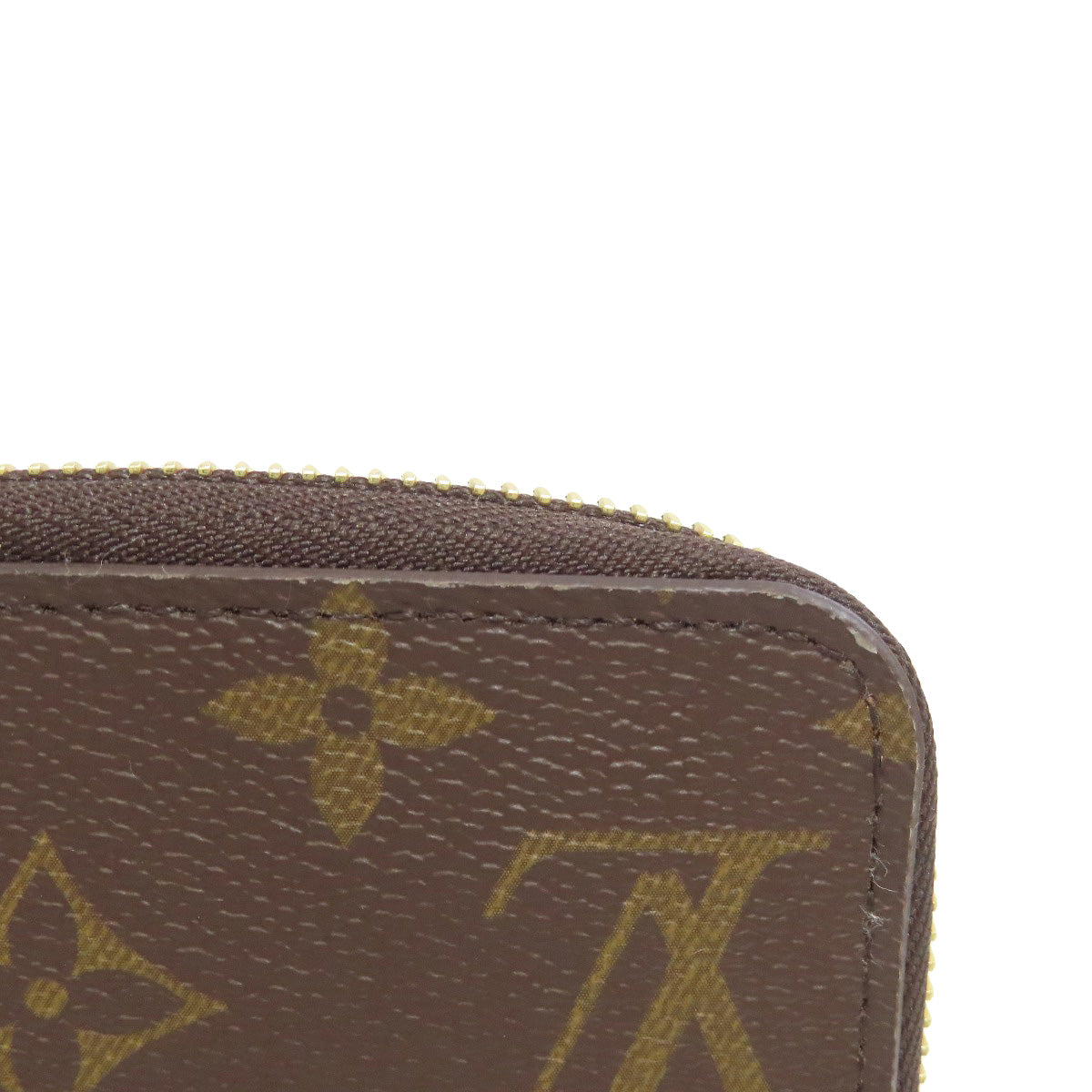 LOUIS VUITTON Long Wallet Purse M42616 Monogram canvas Brown Zippy wallet