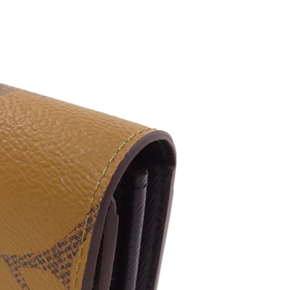 LOUIS VUITTON Long Wallet Purse M80726 Monogram reverse Brown Portefeuille Sara