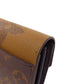 LOUIS VUITTON Long Wallet Purse M80726 Monogram reverse Brown Portefeuille Sara