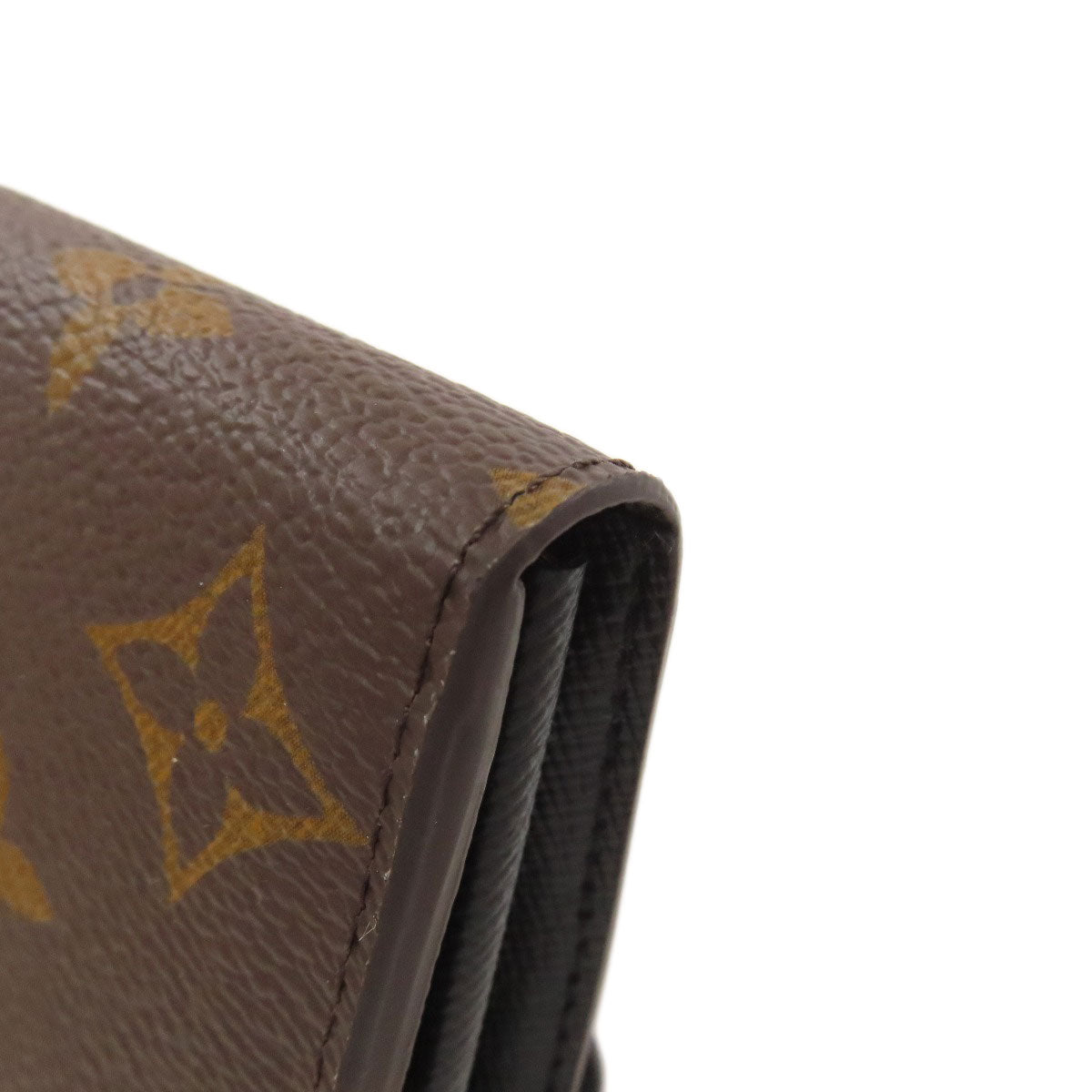LOUIS VUITTON Long Wallet Purse M80726 Monogram reverse Brown Portefeuille Sara