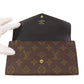 LOUIS VUITTON Long Wallet Purse M80726 Monogram reverse Brown Portefeuille Sara