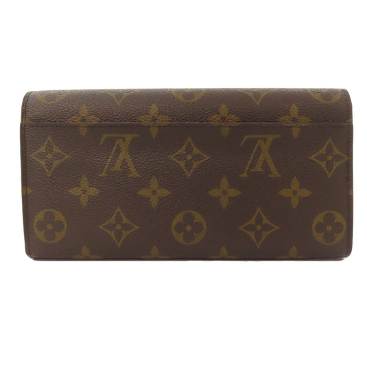 LOUIS VUITTON Long Wallet Purse M62236 Monogram canvas Brown Portefeuille Sara