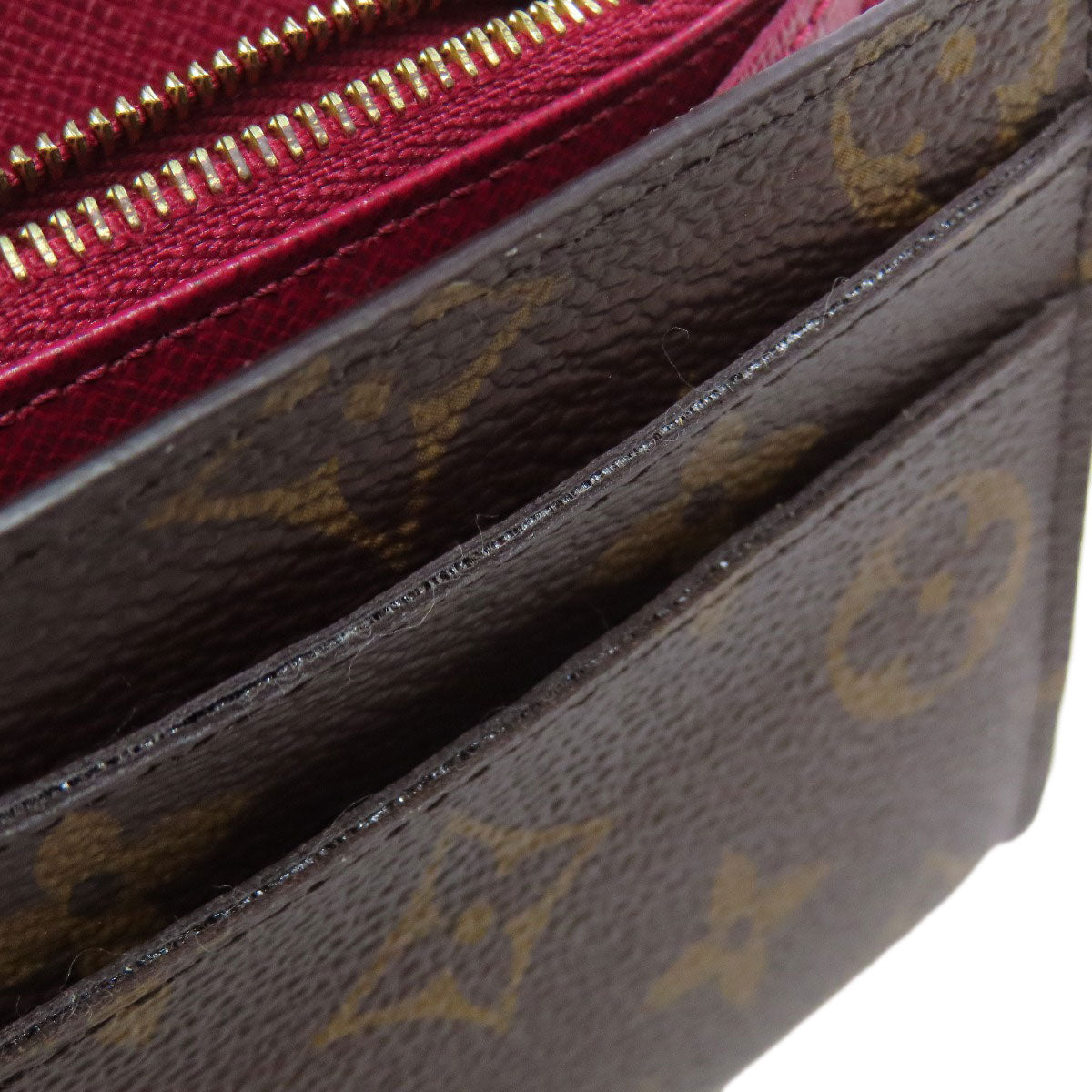 LOUIS VUITTON Long Wallet Purse M62234 Monogram canvas Brown Portefeuille Sara