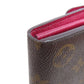 LOUIS VUITTON Long Wallet Purse M62234 Monogram canvas Brown Portefeuille Sara