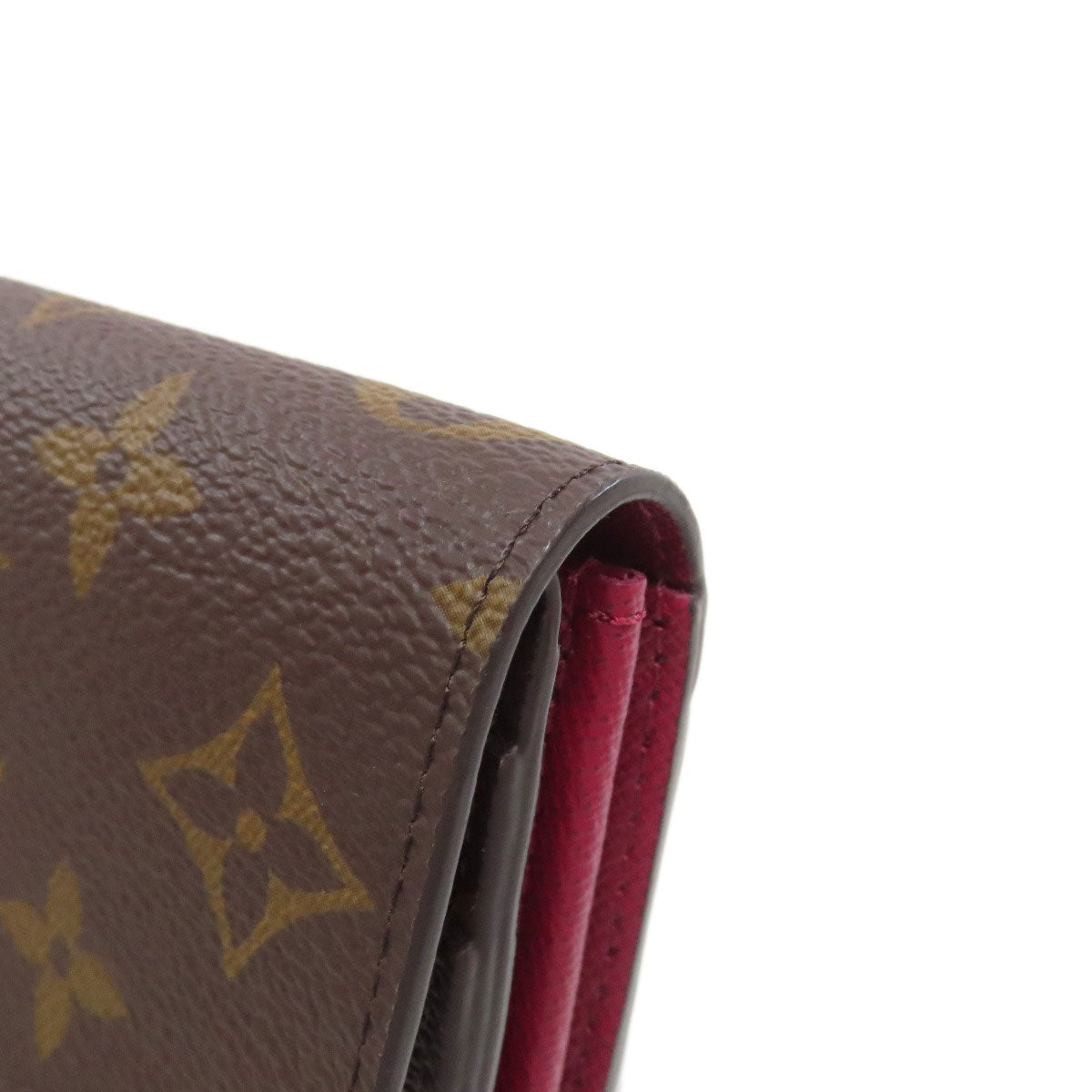 LOUIS VUITTON Long Wallet Purse M62234 Monogram canvas Brown Portefeuille Sara