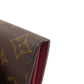 LOUIS VUITTON Long Wallet Purse M62234 Monogram canvas Brown Portefeuille Sara