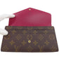 LOUIS VUITTON Long Wallet Purse M62234 Monogram canvas Brown Portefeuille Sara