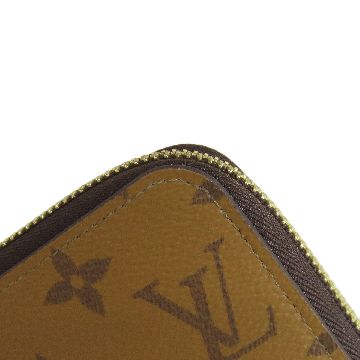 LOUIS VUITTON Long Wallet Purse M82444 Monogram reverse Brown Zippy wallet