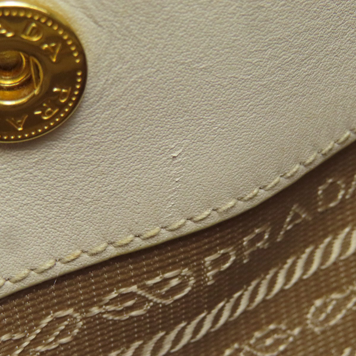 PRADA Tote Bag BN2832 canvas Brown 2WAY