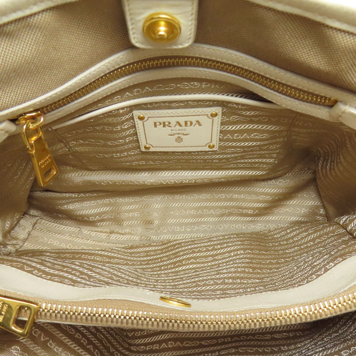 PRADA Tote Bag BN2832 canvas Brown 2WAY