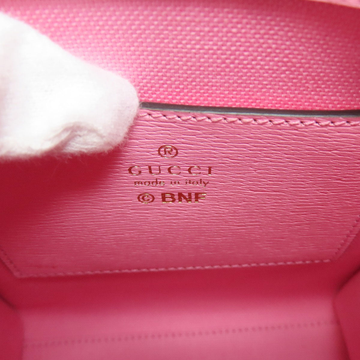 GUCCI Handbag 671623 Calfskin pink Bananya collaboration 2WAY