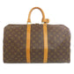 LOUIS VUITTON Boston Duffel bag M41428 Monogram canvas Brown Keepall 45
