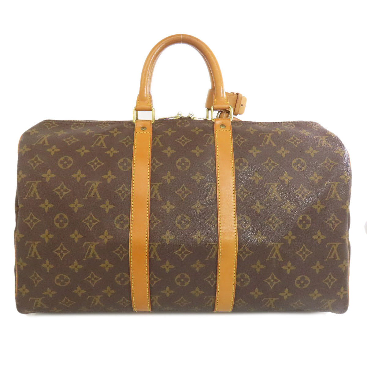LOUIS VUITTON Boston Duffel bag M41428 Monogram canvas Brown Keepall 45