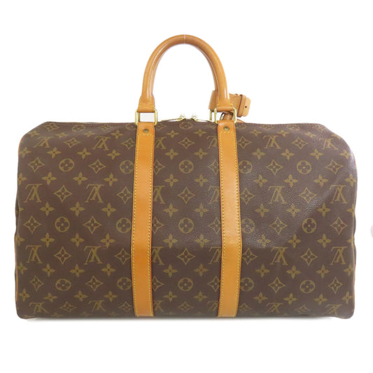 LOUIS VUITTON Boston Duffel bag M41428 Monogram canvas Brown Keepall 45