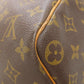 LOUIS VUITTON Boston Duffel bag M41428 Monogram canvas Brown Keepall 45